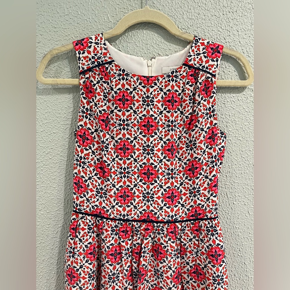 J Crew Silky Fit-and-Flare Dress, Size 00